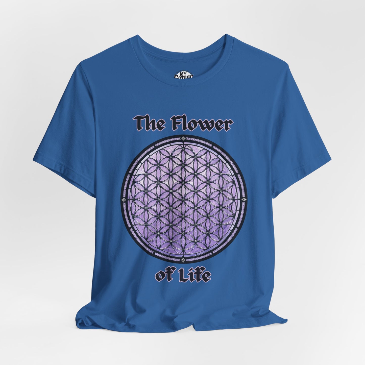 "The Flower of Life"  Gothic Graphic T-Shirt – Alt Aesthetic Poetic Goth Street-wear