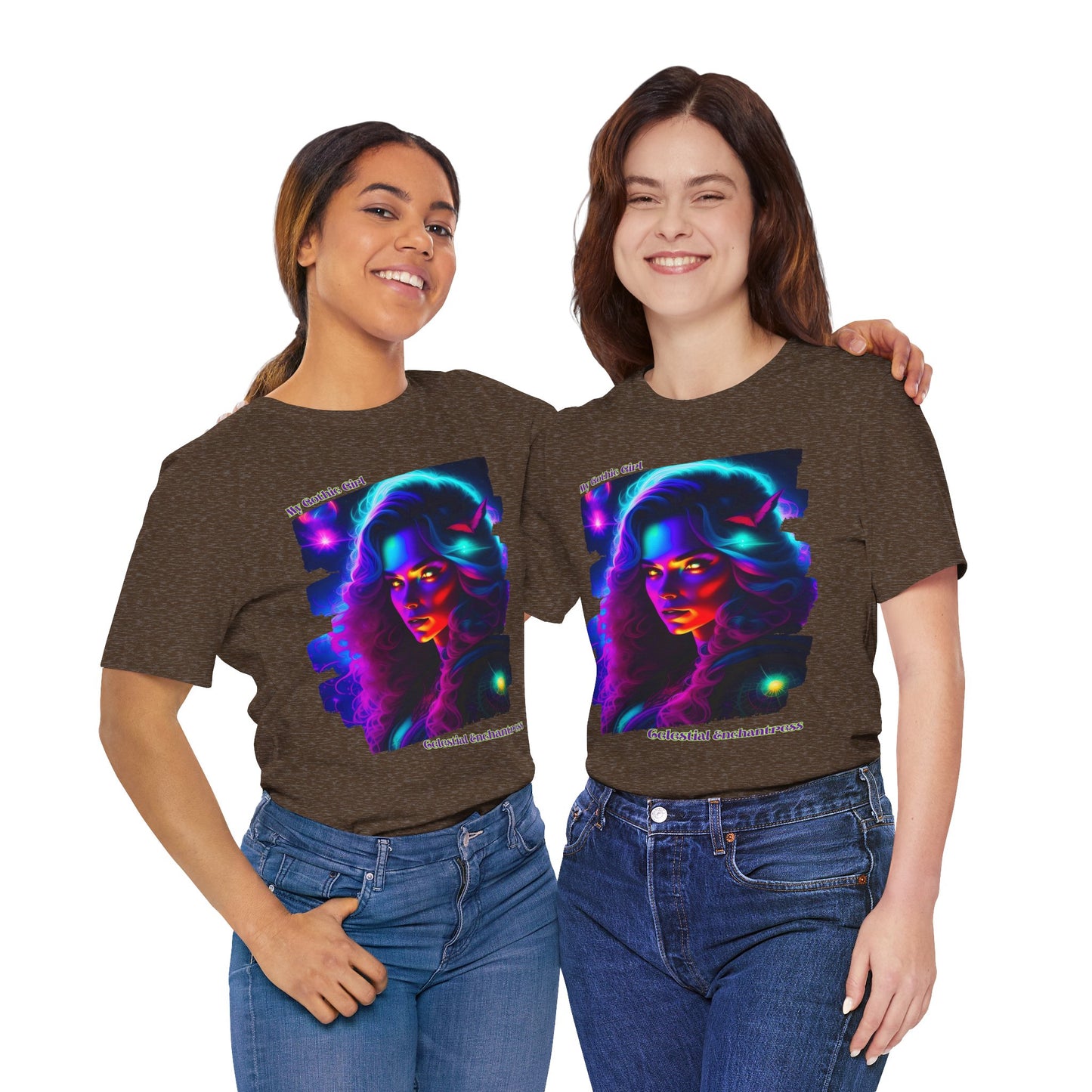 Celestial Enchantress Poetic Goth Graphic Tee – My Gothic Girl