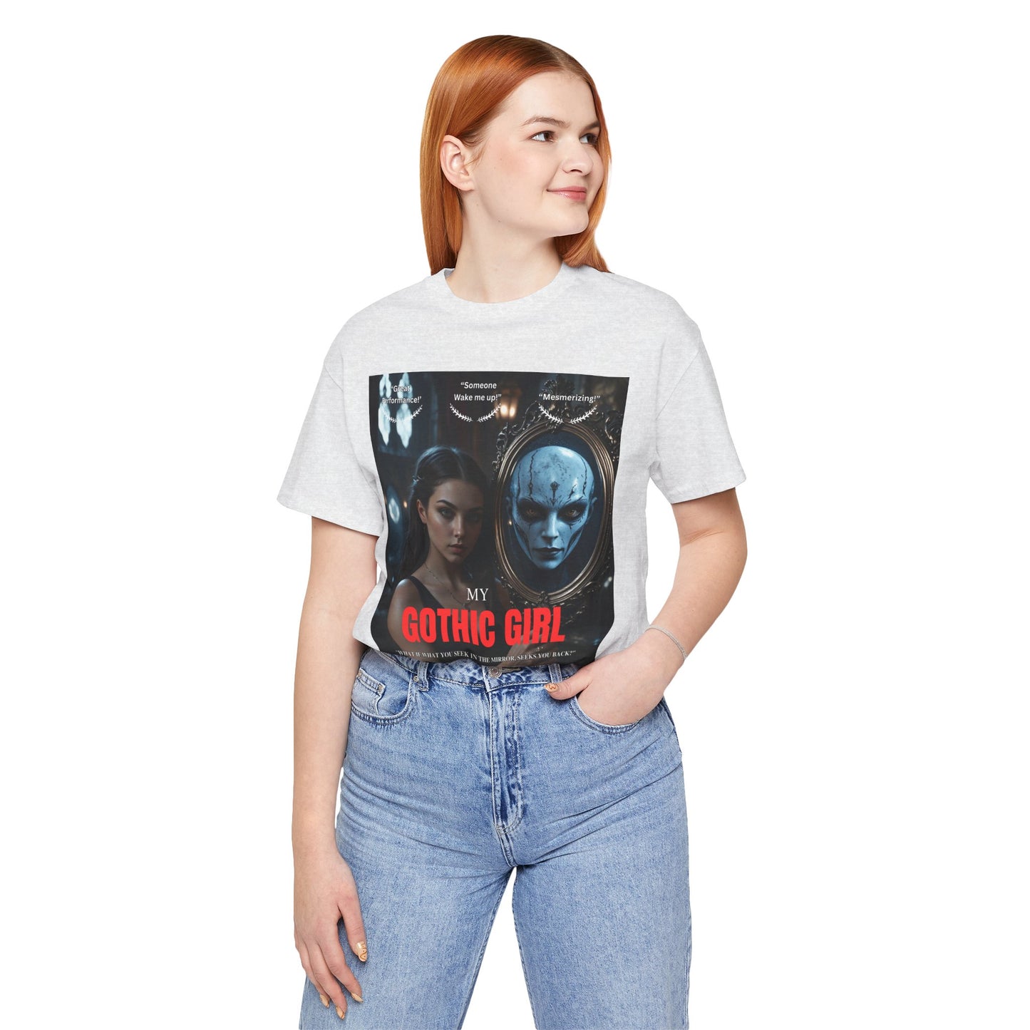 My Gothic Girl T-Shirt "Movie Poster" – Whimsy Goth Streetwear, Dark Poetry Fashion, Alt Aesthetic Apparel