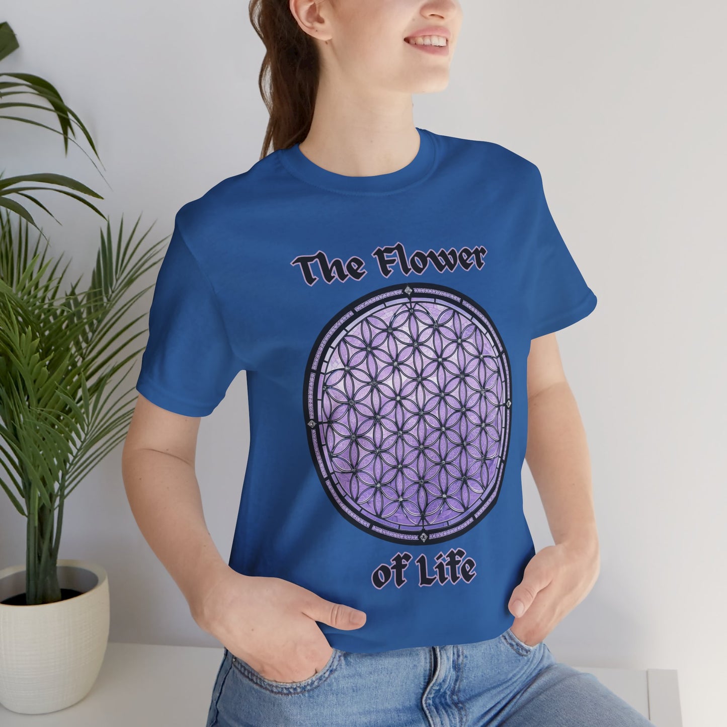 "The Flower of Life"  Gothic Graphic T-Shirt – Alt Aesthetic Poetic Goth Street-wear