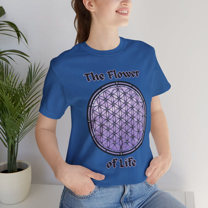 "The Flower of Life"  Gothic Graphic T-Shirt – Alt Aesthetic Poetic Goth Street-wear