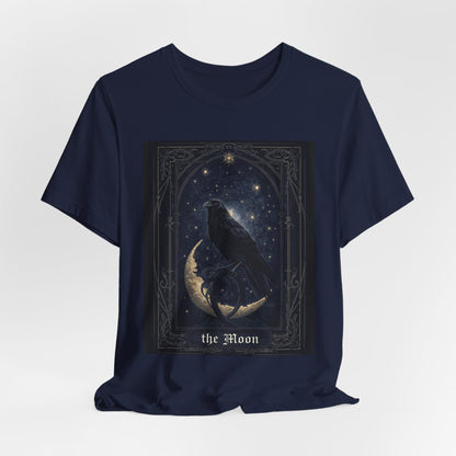 My Gothic Girl "Raven Moon" Graphic T-Shirt Unisex Gothic Dark Fashion Casual Wear