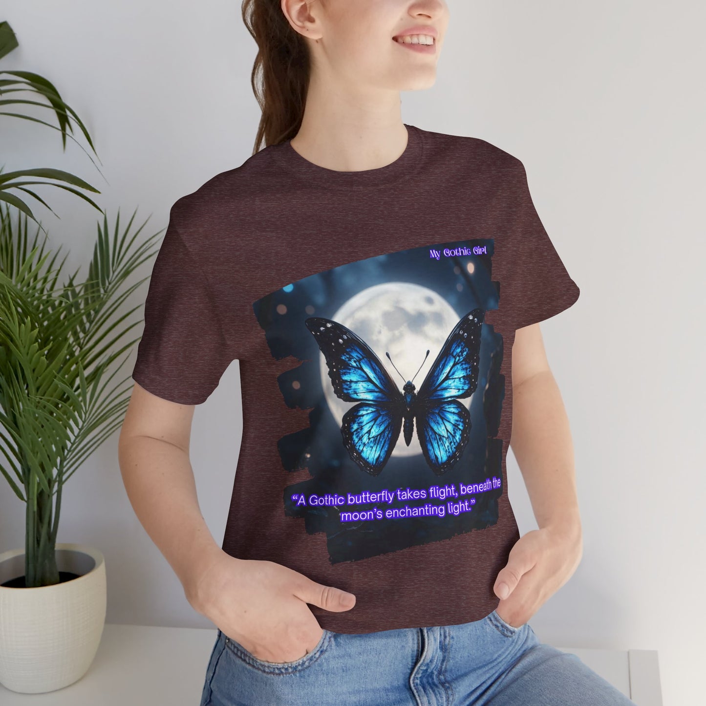 My Gothic Girl Graphic Tee – Whimsy Goth Streetwear, Dark Poetry Fashion, Alt Aesthetic Apparel