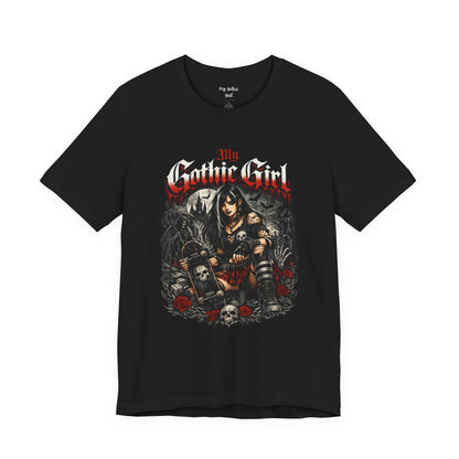 My Gothic Girl - Skater Girl Short Sleeve T Shirt