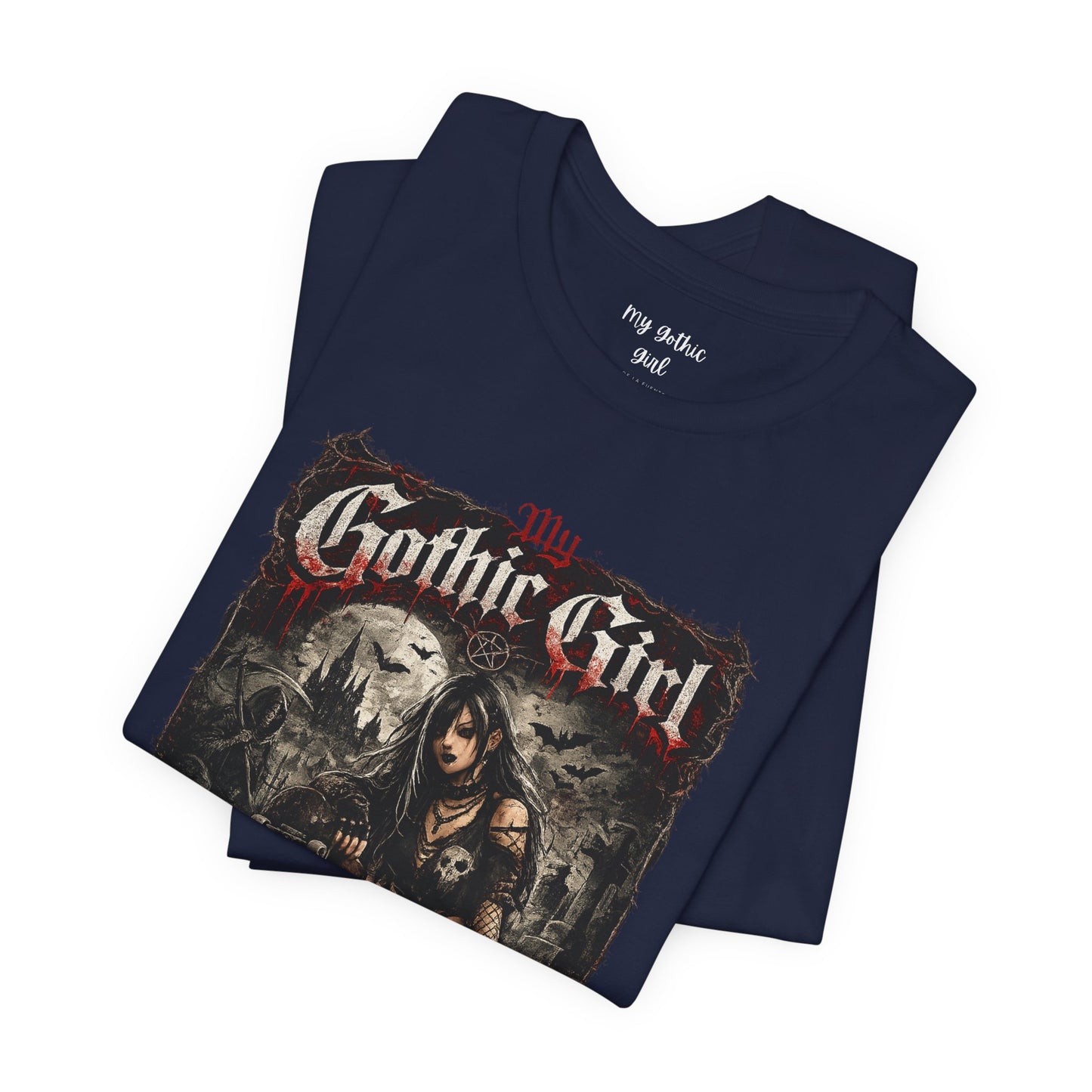 My Gothic Girl - Skater Girl Short Sleeve T Shirt