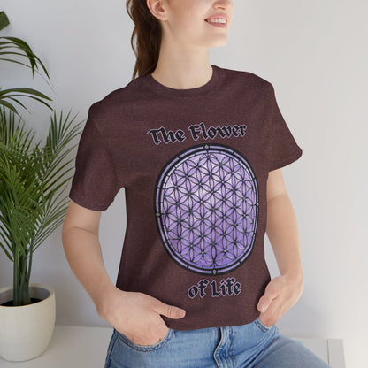 "The Flower of Life"  Gothic Graphic T-Shirt – Alt Aesthetic Poetic Goth Street-wear