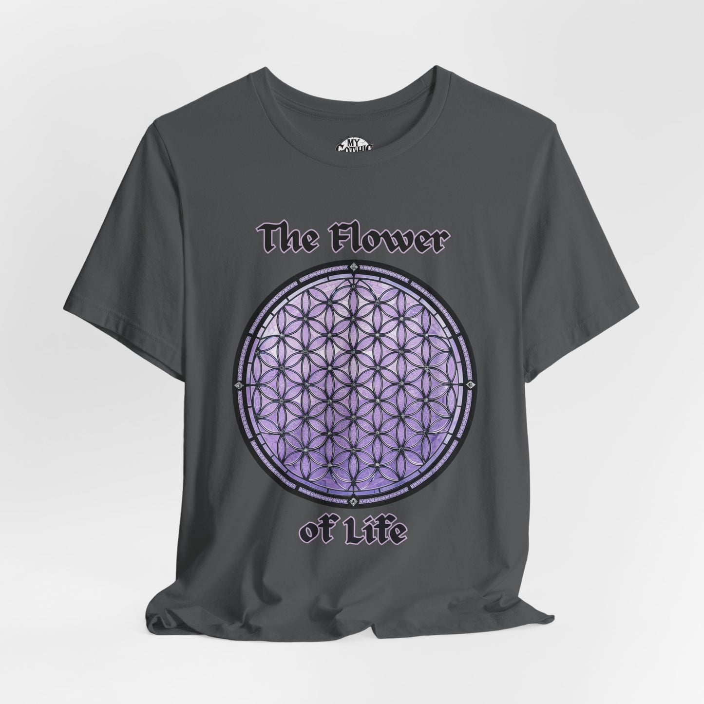 "The Flower of Life"  Gothic Graphic T-Shirt – Alt Aesthetic Poetic Goth Street-wear