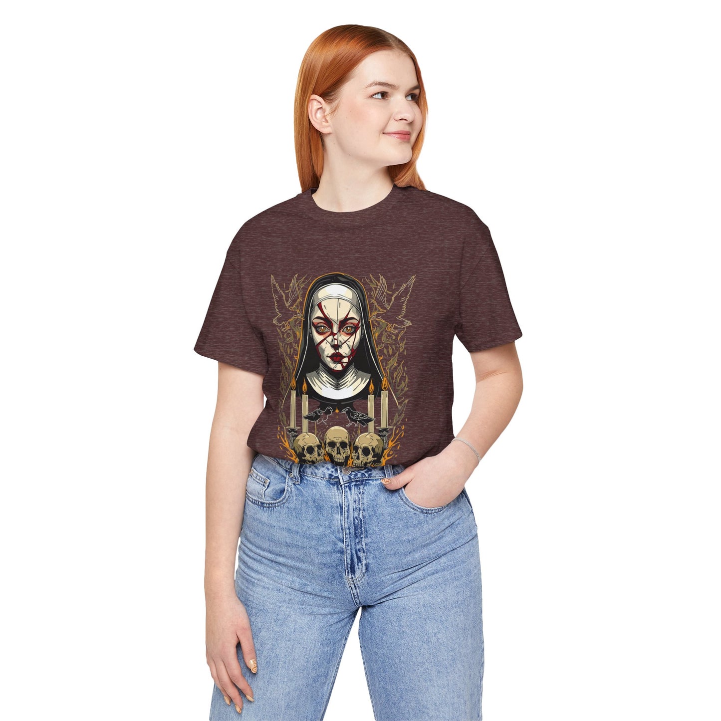 Nocturne Nun Gothic Pop Art T-Shirt