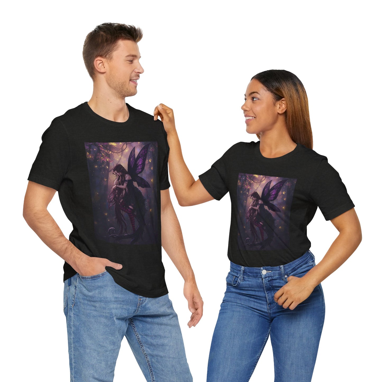 My Gothic Girl "Gothic Fairy" Graphic T-Shirt Unisex Gothic Dark Fashion Casual Wear