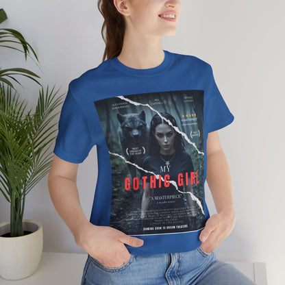 My Gothic Girl T-Shirt "Movie Poster" – Whimsy Goth Streetwear, Dark Poetry Fashion, Alt Aesthetic Apparel