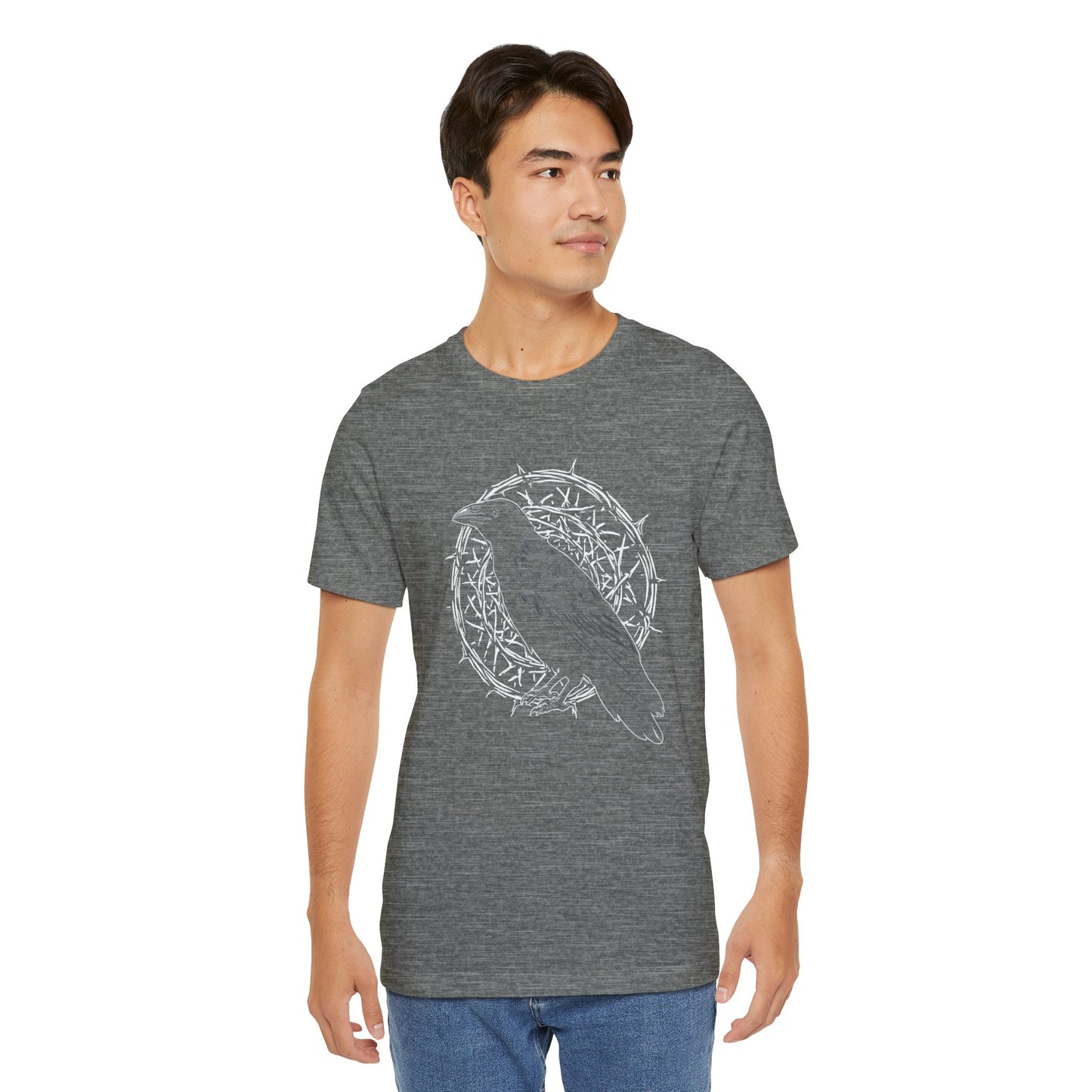 Thorn & Raven Gothic Graphic T-Shirt – Alt Aesthetic Poetic Goth Streetwear