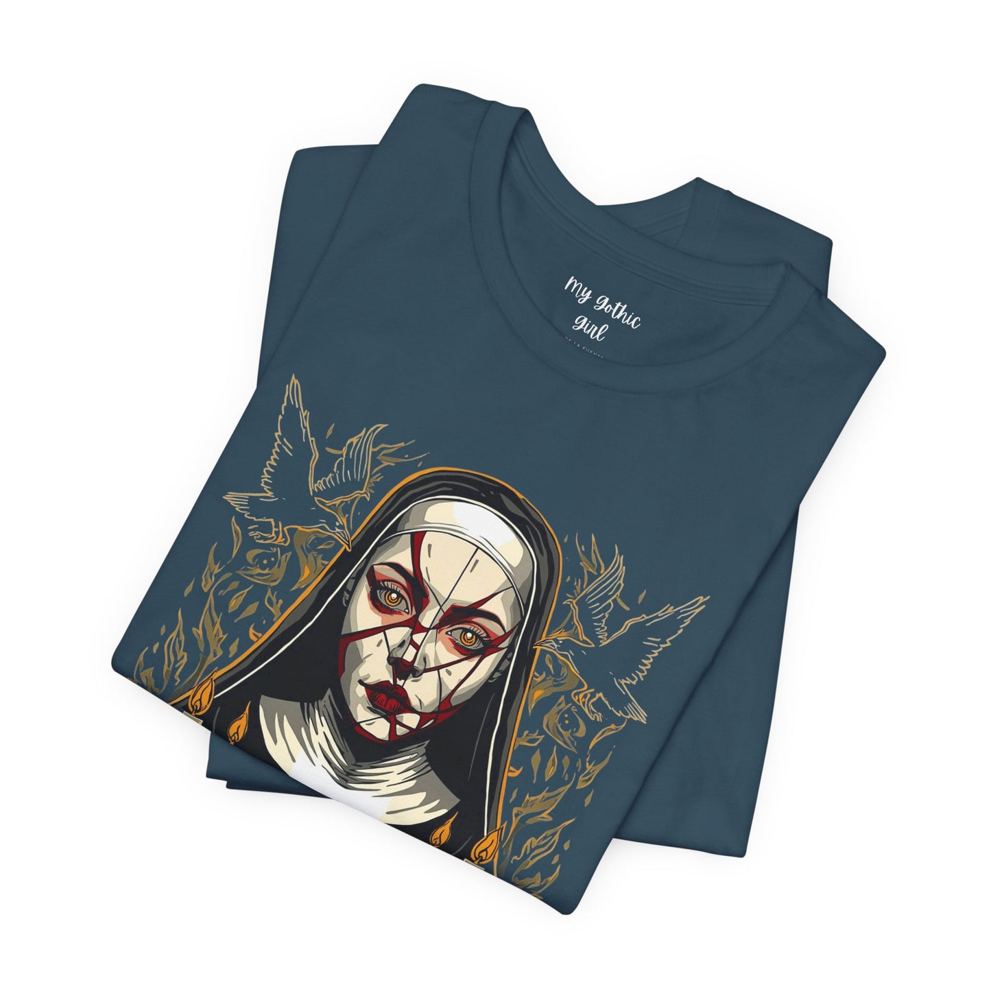 Nocturne Nun Gothic Pop Art T-Shirt