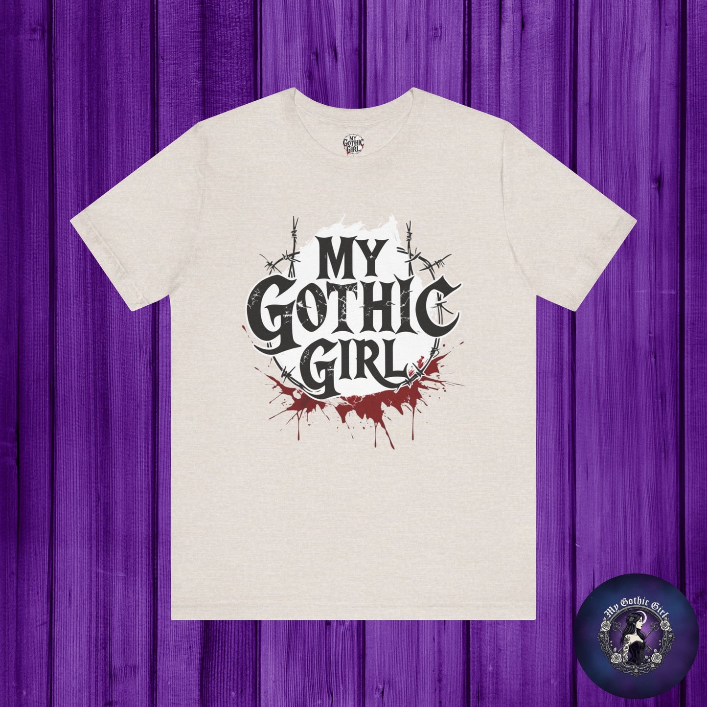 My Gothic Girl Graphic Poetic Goth Graphic Tee – My Gothic Girl