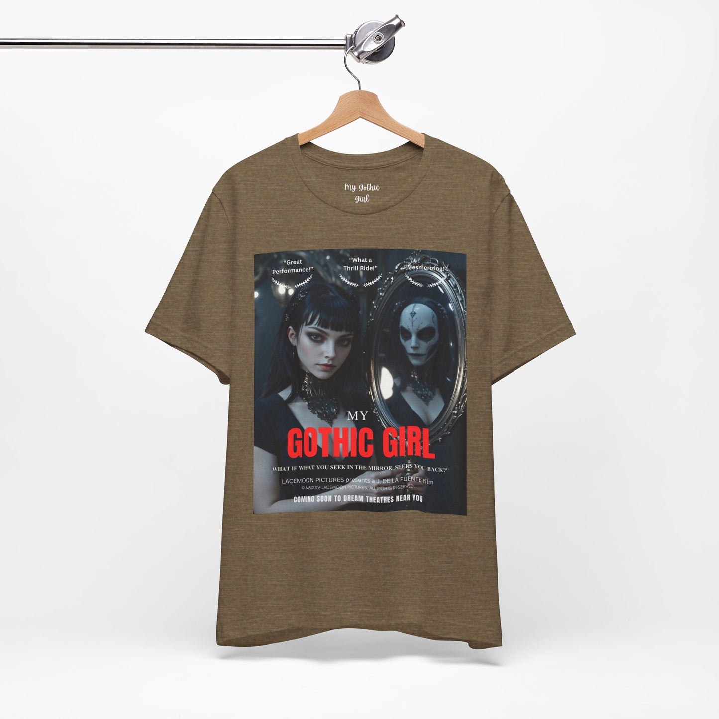 My Gothic Girl Graphic Tee – Whimsy Goth Streetwear, Dark Poetry Fashion, Alt Aesthetic Apparel