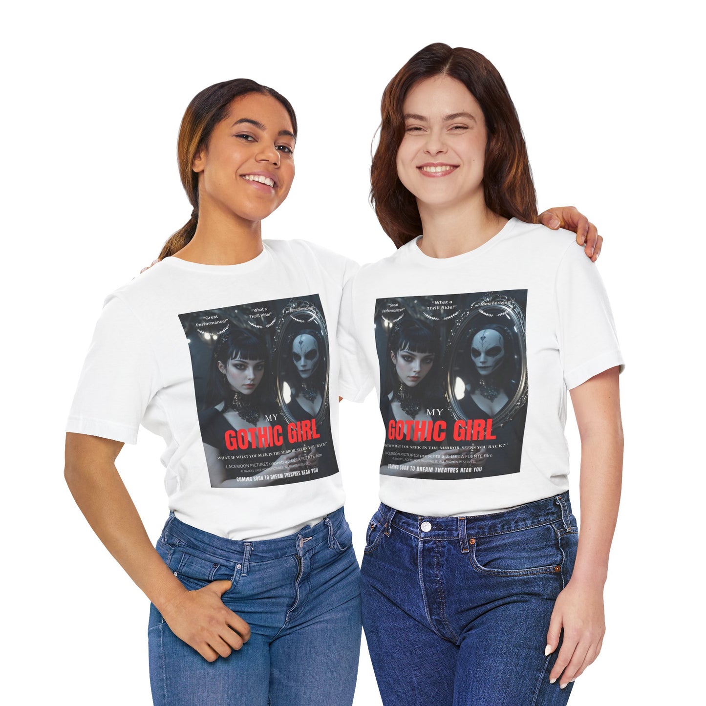 My Gothic Girl Graphic Tee – Whimsy Goth Streetwear, Dark Poetry Fashion, Alt Aesthetic Apparel