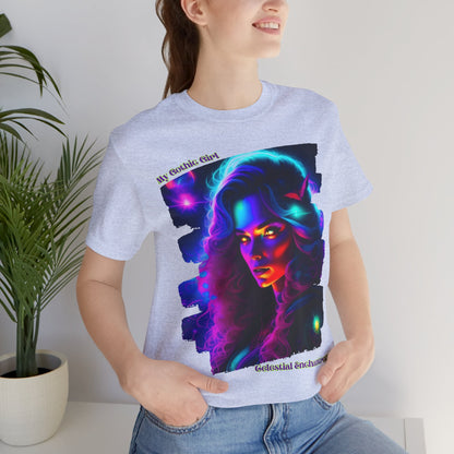 Celestial Enchantress Poetic Goth Graphic Tee – My Gothic Girl