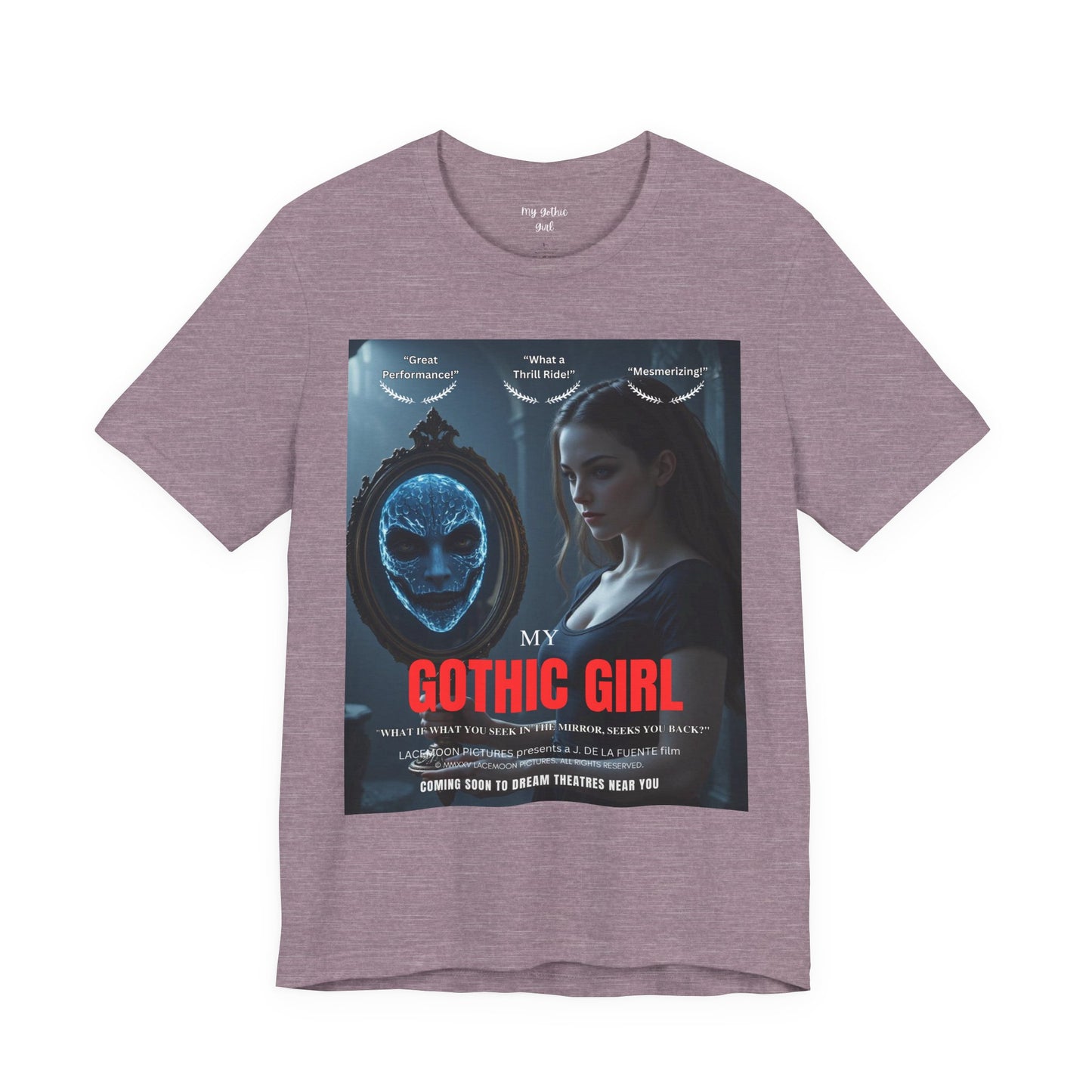 My Gothic Girl "Movie Poster" Graphic Tee – Gothic Streetwear, Whimsy Goth, Dark Poetry Alt Fashion