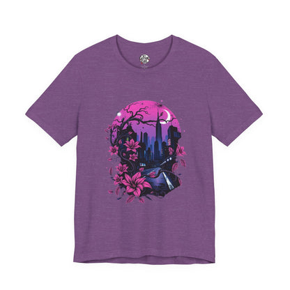 “Dark Bloom” — WhimsyGoth Floral Tee – Alt Aesthetic Poetic Goth Street-wear