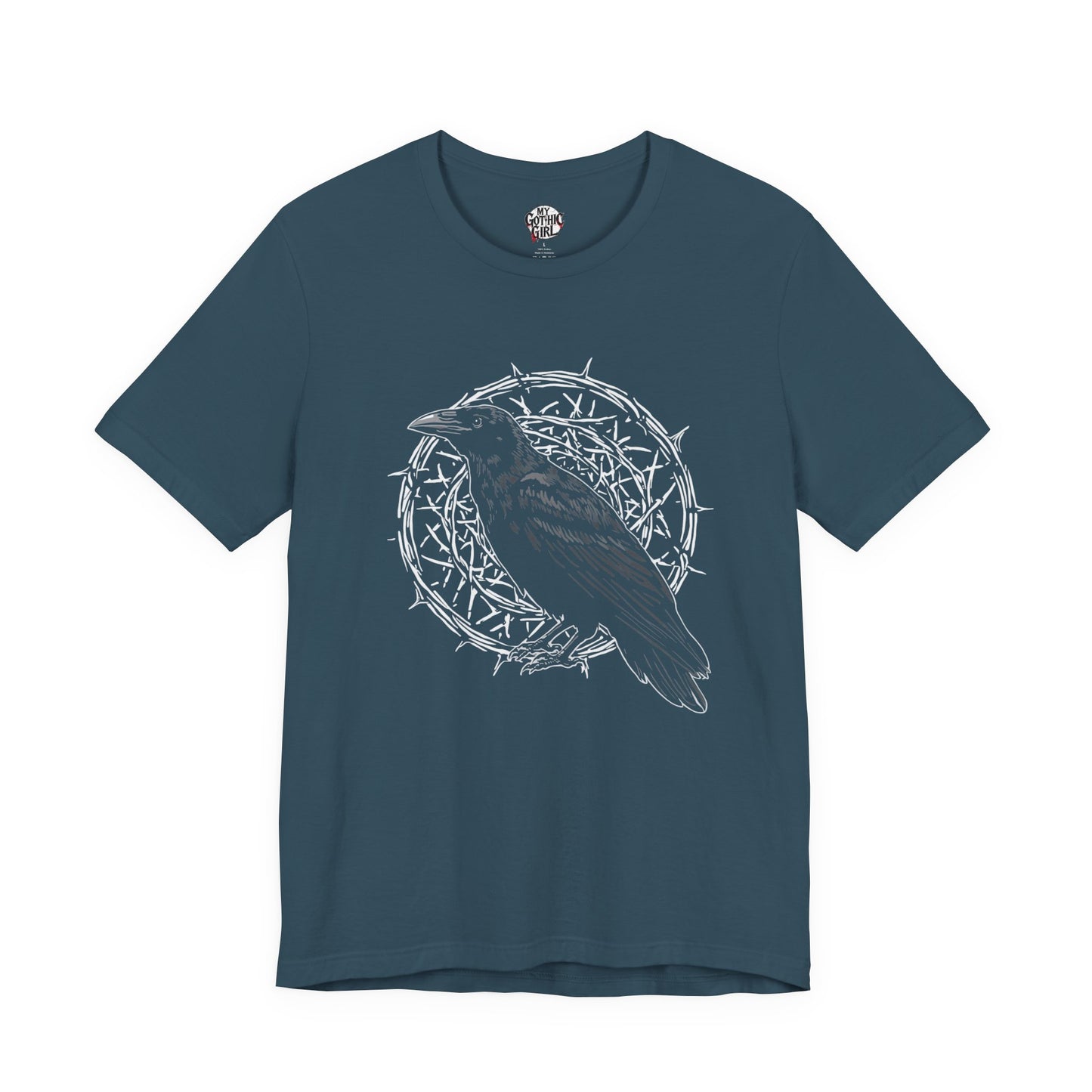 Thorn & Raven Gothic Graphic T-Shirt – Alt Aesthetic Poetic Goth Streetwear