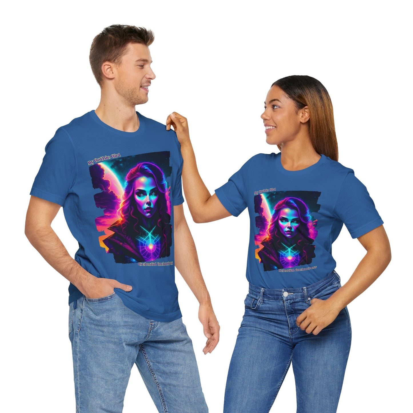 Celestial Enchantress Poetic Goth Graphic Tee – My Gothic Girl