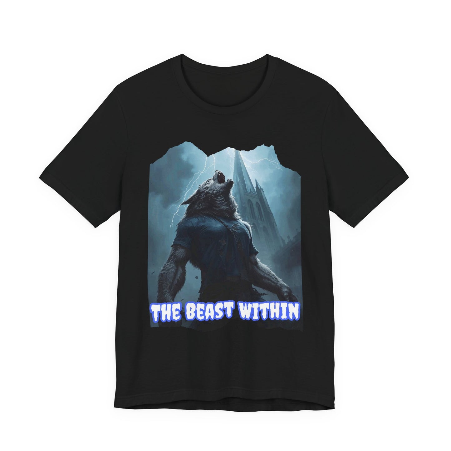 My Gothic Girl "The Beast Within" Graphic T-Shirt Unisex Gothic Dark Fashion Casual Wear