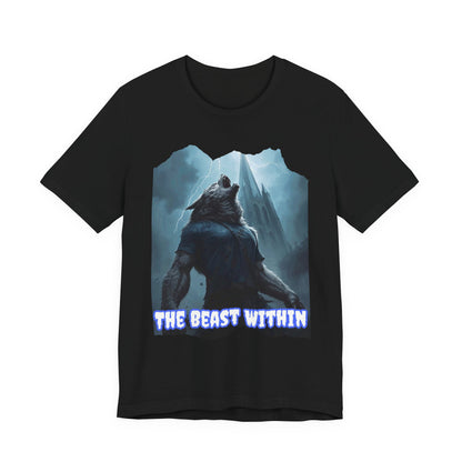 My Gothic Girl "The Beast Within" Graphic T-Shirt Unisex Gothic Dark Fashion Casual Wear