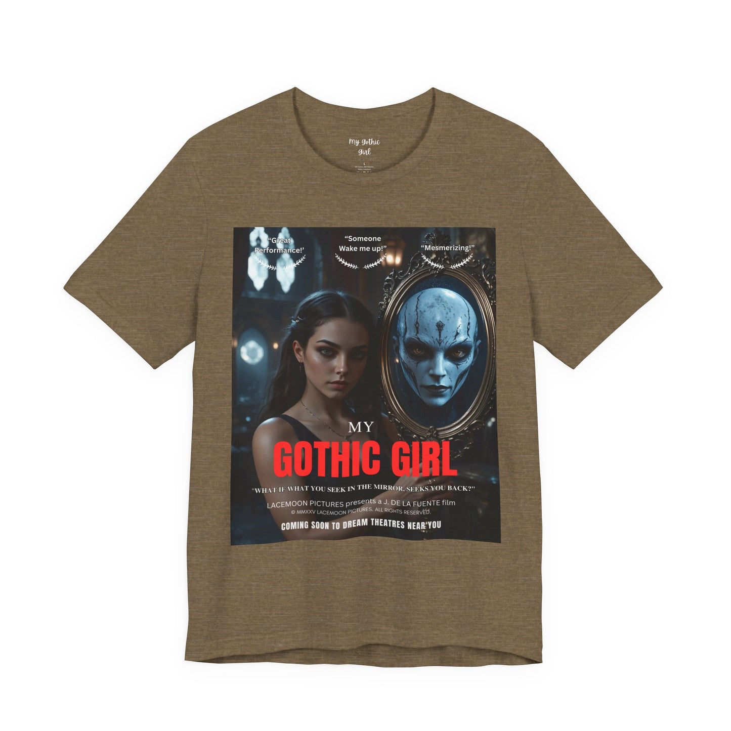 My Gothic Girl T-Shirt "Movie Poster" – Whimsy Goth Streetwear, Dark Poetry Fashion, Alt Aesthetic Apparel