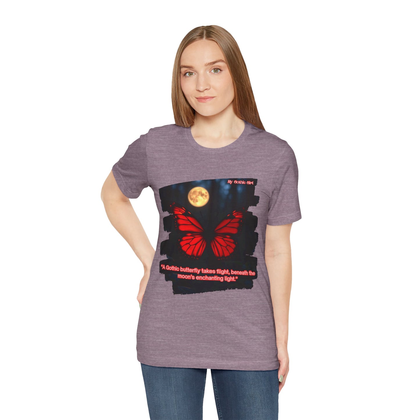 My Gothic Girl Graphic Tee – Whimsy Goth Streetwear, Dark Poetry Fashion, Alt Aesthetic Apparel