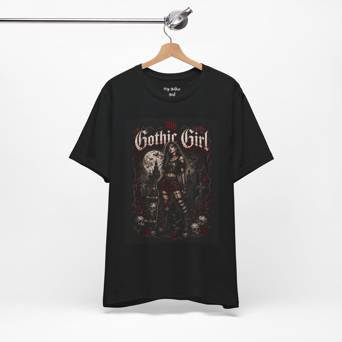 My Gothic Girl - Skater Girl Short Sleeve T Shirt