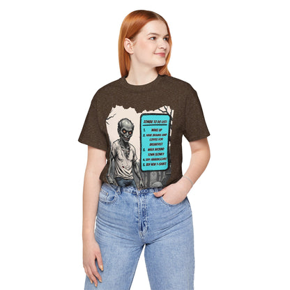 My Gothic Girl "Zombie: To Do List"  – Whimsy Goth Streetwear, Dark Poetry Fashion, Alt Aesthetic Apparel