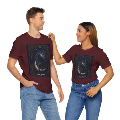 My Gothic Girl "Raven Moon" Graphic T-Shirt Unisex Gothic Dark Fashion Casual Wear