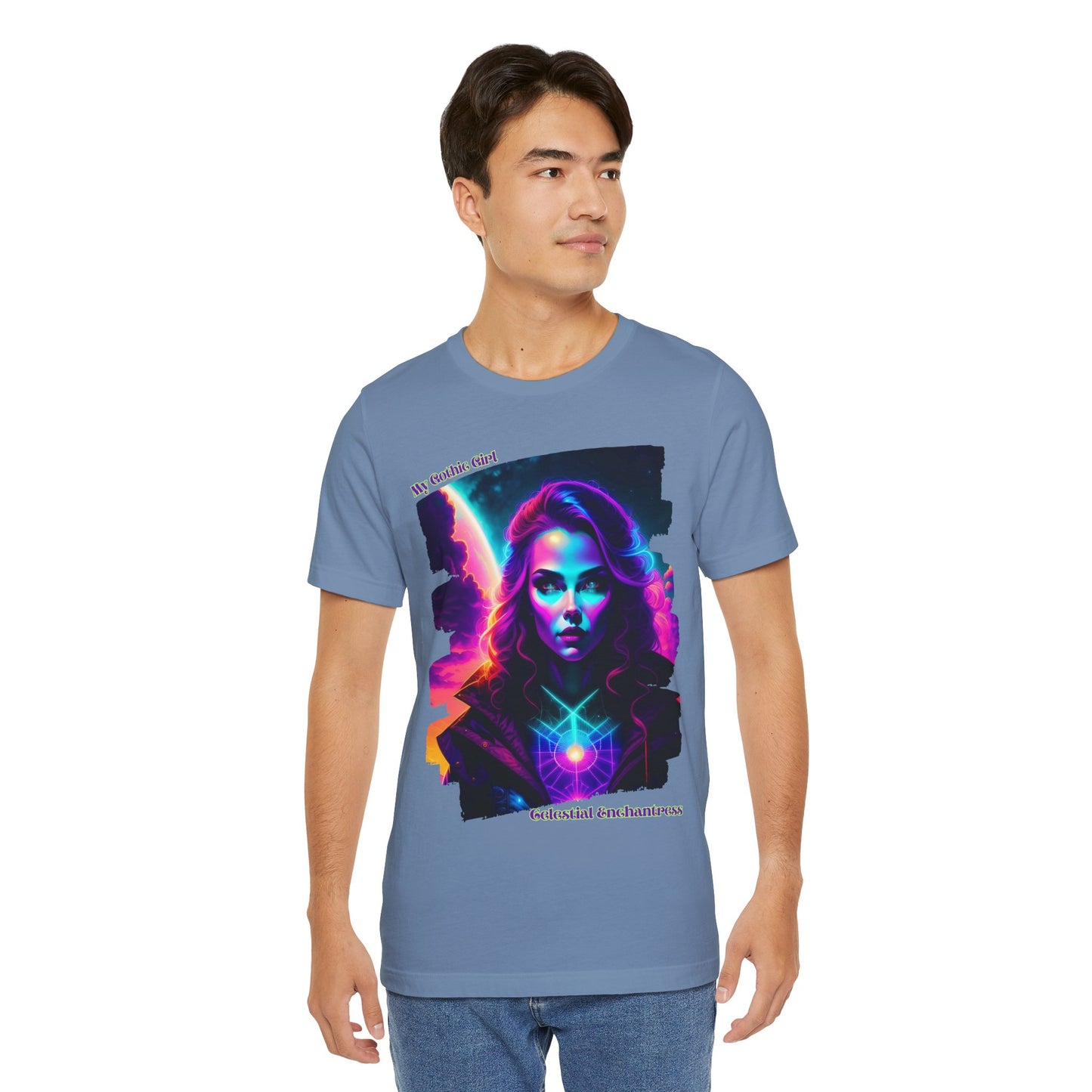Celestial Enchantress Poetic Goth Graphic Tee – My Gothic Girl