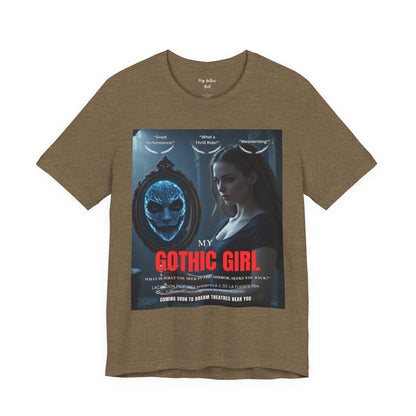My Gothic Girl "Movie Poster" Graphic Tee – Gothic Streetwear, Whimsy Goth, Dark Poetry Alt Fashion