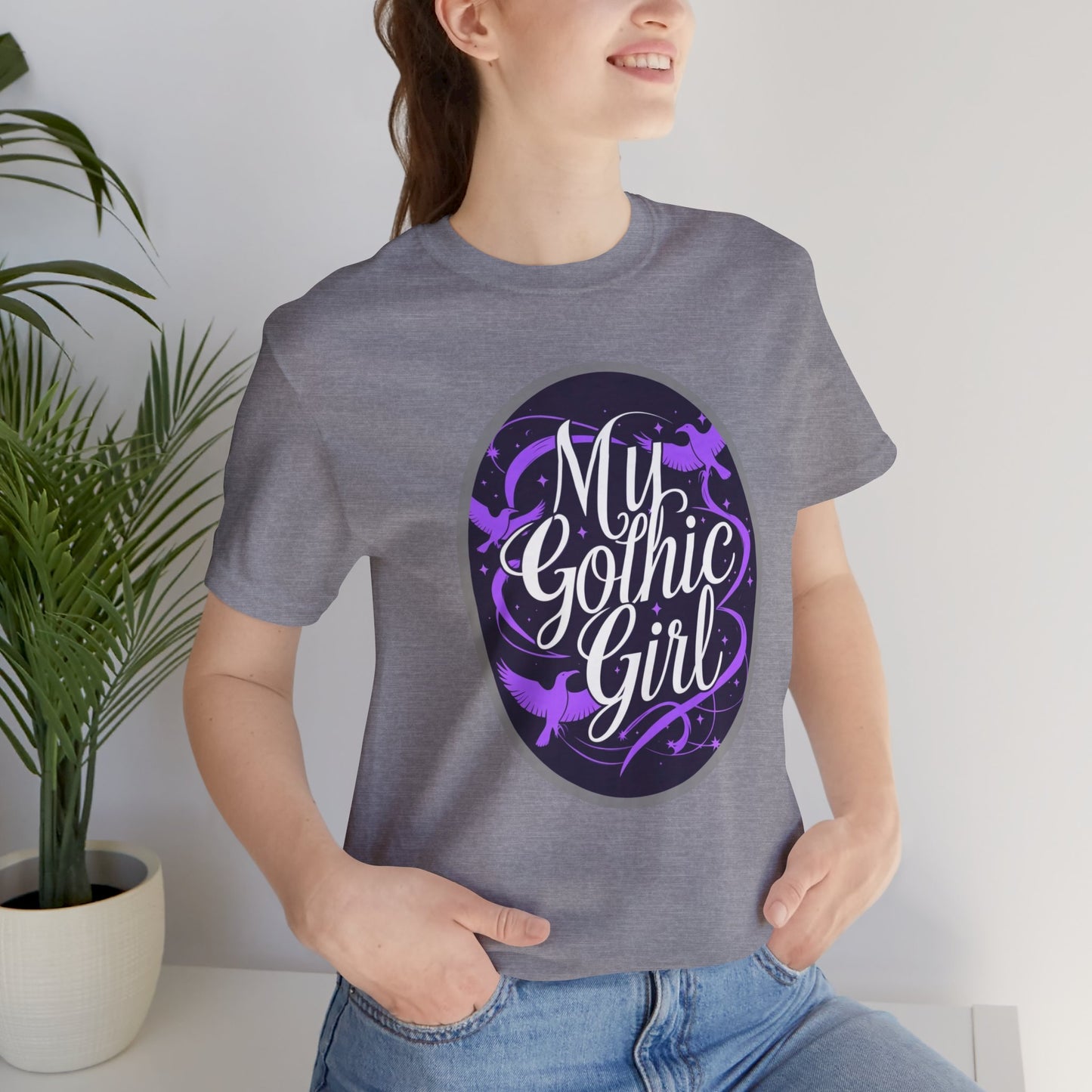 My Gothic Girl Poetic Goth Graphic Tee – Dark Alt Aesthetic Streetwear Fashion