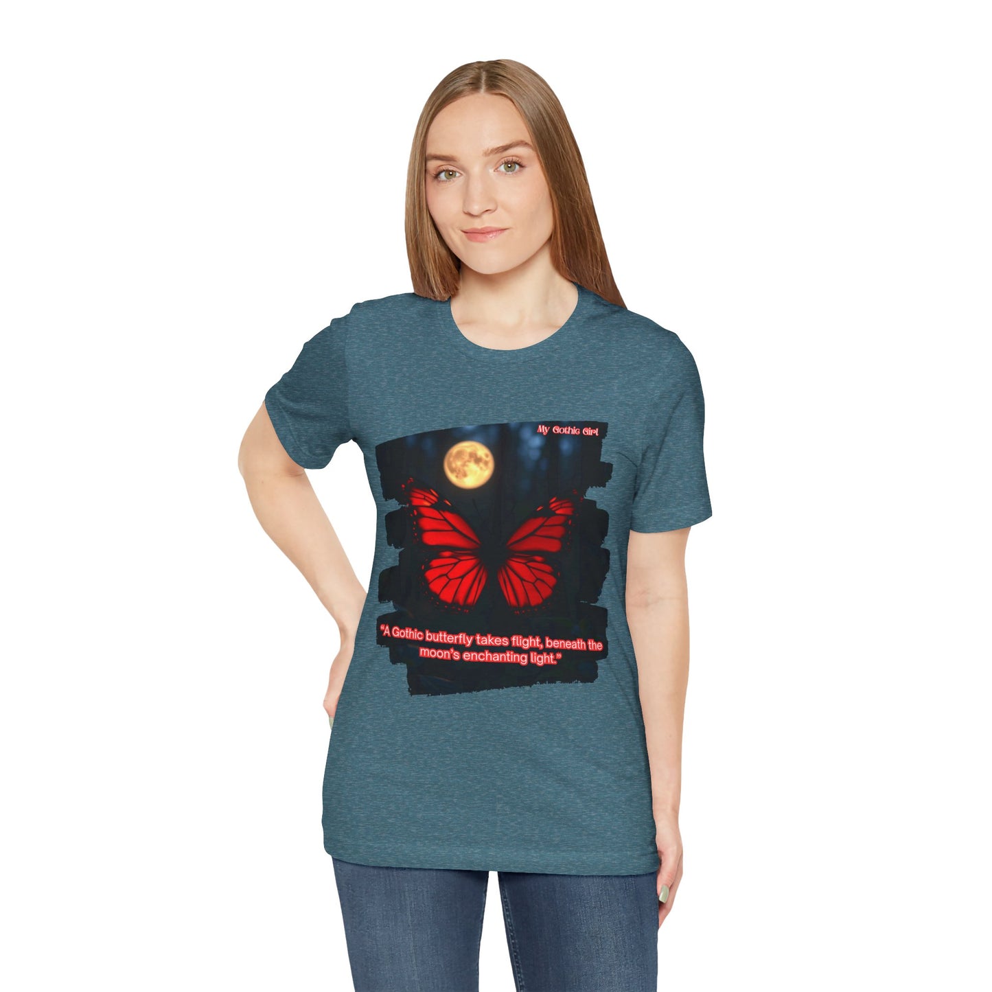 My Gothic Girl Graphic Tee – Whimsy Goth Streetwear, Dark Poetry Fashion, Alt Aesthetic Apparel