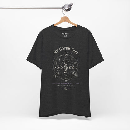 My Gothic Girl "The Alchemist" Gothic Design Short Sleeve T Shirt
