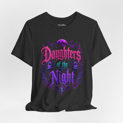 Daughters of the Night Tee — Gothic Vampire Moon Graphic T-Shirt