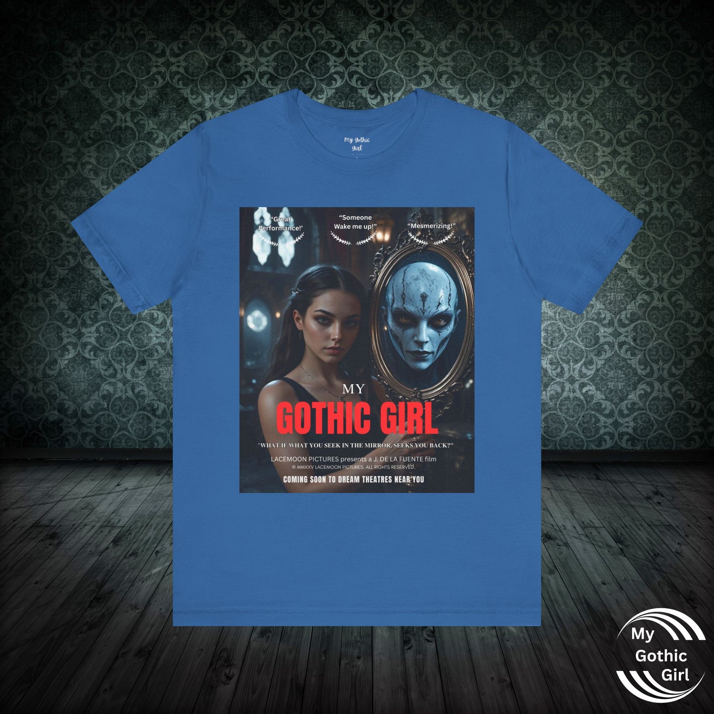 My Gothic Girl T-Shirt "Movie Poster" – Whimsy Goth Streetwear, Dark Poetry Fashion, Alt Aesthetic Apparel