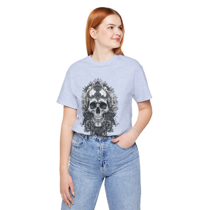 Gothic Skull Elegance T-Shirt