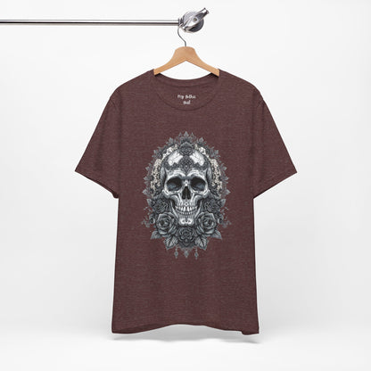 Gothic Skull Elegance T-Shirt