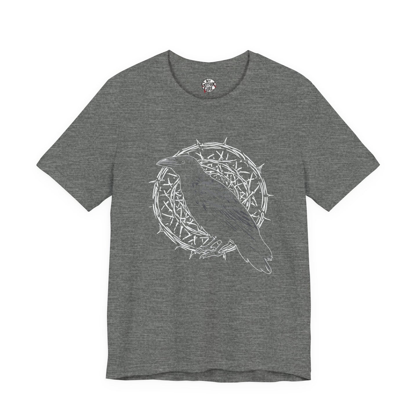Thorn & Raven Gothic Graphic T-Shirt – Alt Aesthetic Poetic Goth Streetwear