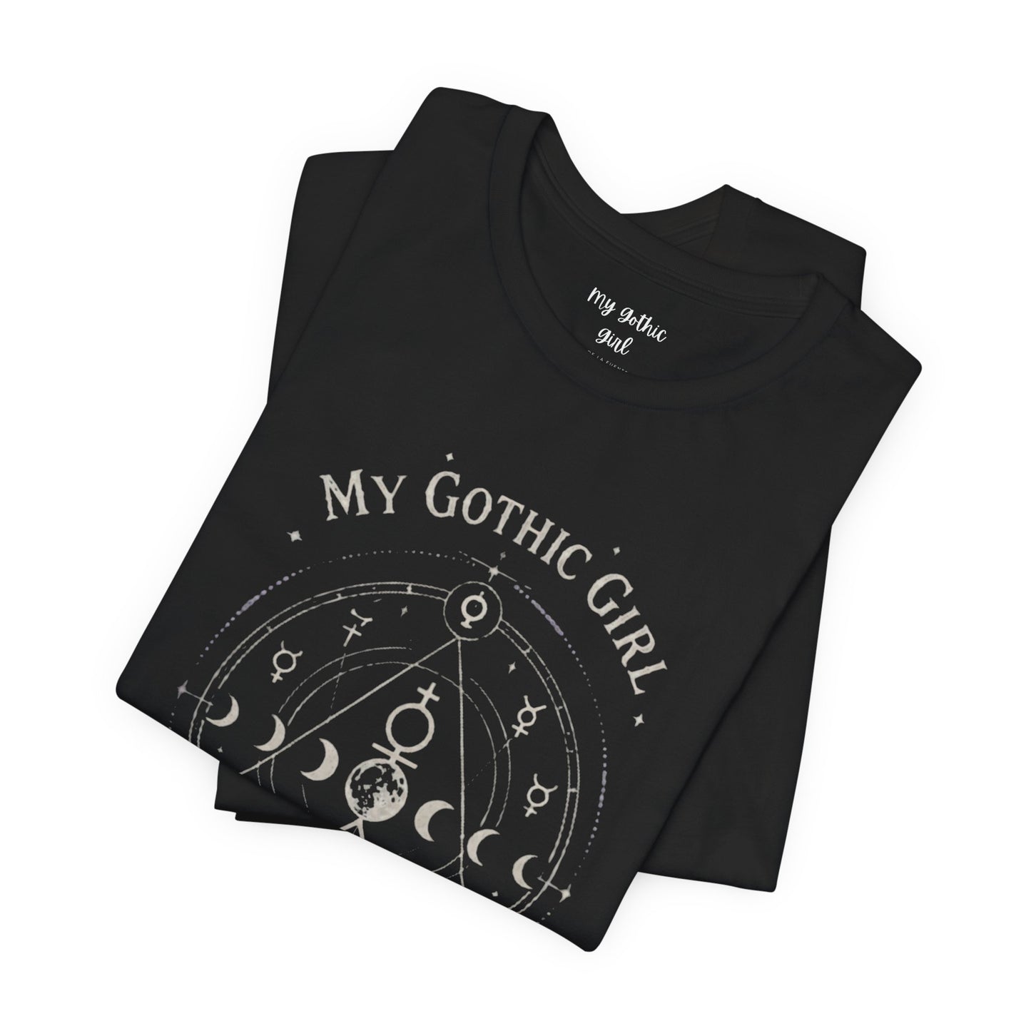 My Gothic Girl "The Alchemist" Gothic Design Short Sleeve T Shirt