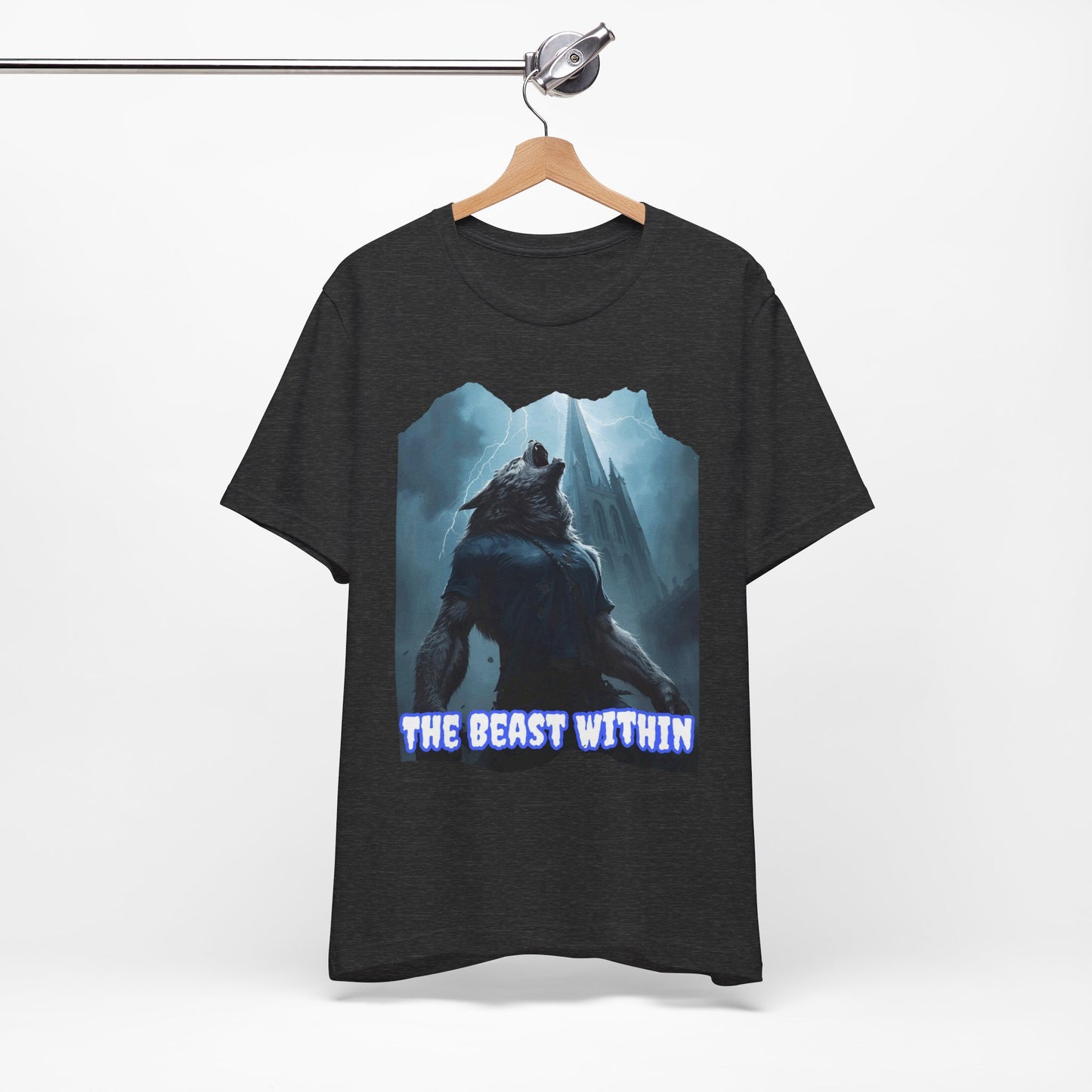 My Gothic Girl "The Beast Within" Graphic T-Shirt Unisex Gothic Dark Fashion Casual Wear