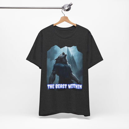 My Gothic Girl "The Beast Within" Graphic T-Shirt Unisex Gothic Dark Fashion Casual Wear