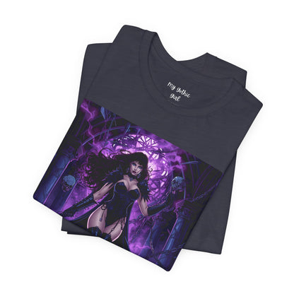 Dark Sorceress Graphic Tee — "A dark desire now sets forth into the night"