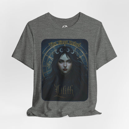 The First Rebel -"Lilith" Graphic T-Shirt – Alt Aesthetic Poetic Goth Street-wear