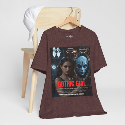 My Gothic Girl T-Shirt "Movie Poster" – Whimsy Goth Streetwear, Dark Poetry Fashion, Alt Aesthetic Apparel
