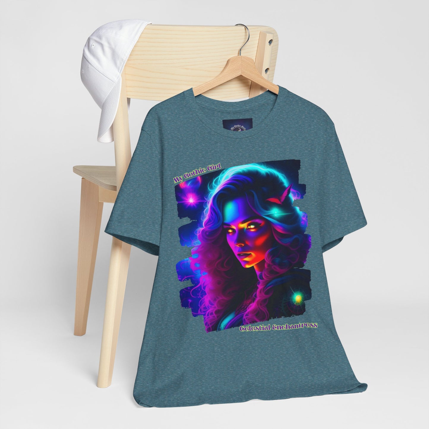 Celestial Enchantress Poetic Goth Graphic Tee – My Gothic Girl
