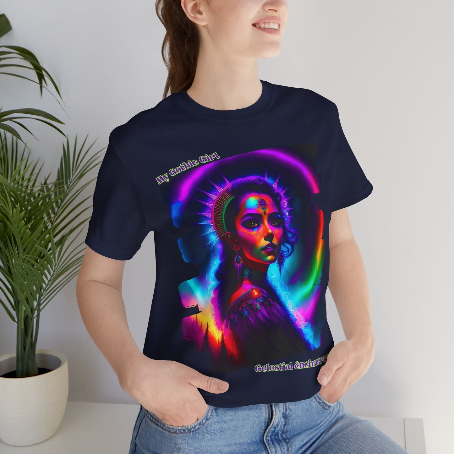 Celestial Enchantress Poetic Goth Graphic Tee – My Gothic Girl