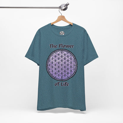 "The Flower of Life"  Gothic Graphic T-Shirt – Alt Aesthetic Poetic Goth Street-wear